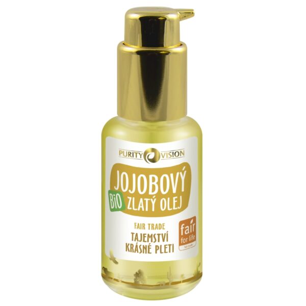PURITY VISION Bio Zlatý jojobový olej - Fair Trade 45 ml