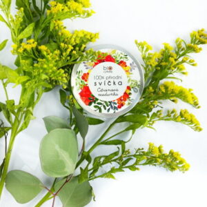 BIORYTHME Extravagantně přírodní svíčka - Citronová meduňka