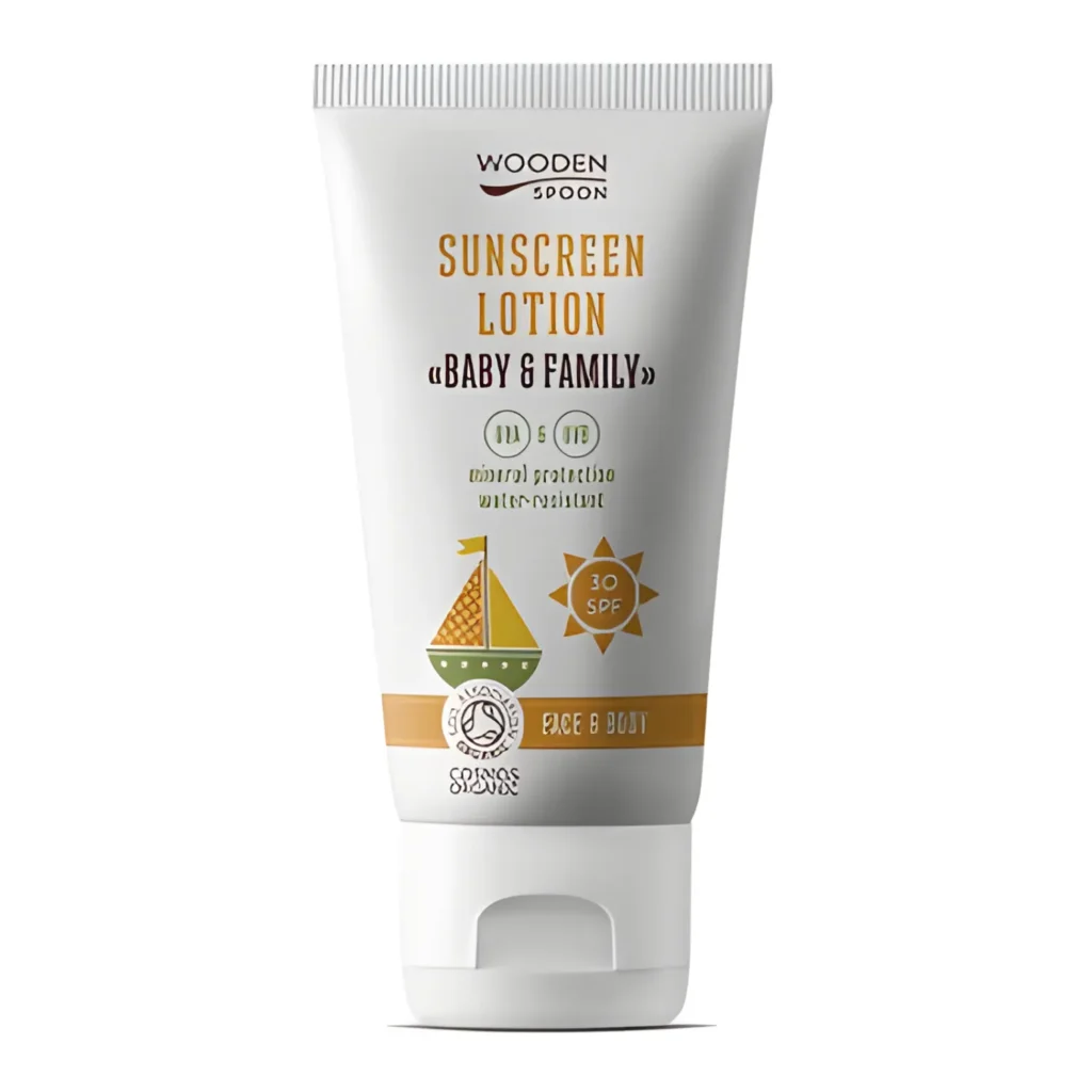 Opalovací mléko Wooden Spoon SPF 30