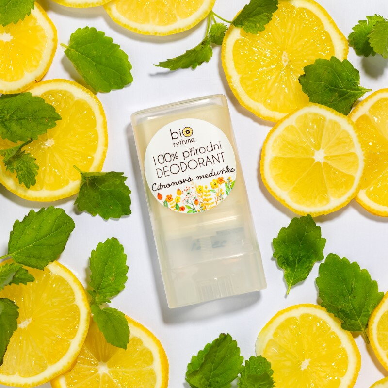 100% přírodní deodorant Citronová meduňka 15 gr Biorythme