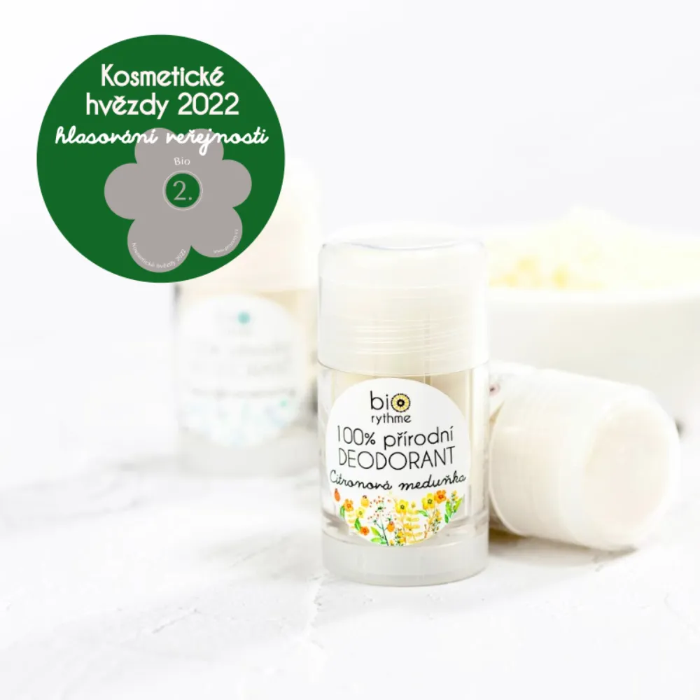 100% přírodní deodorant Citronová meduňka 30 gr Biorythme